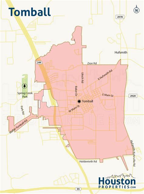 tomball zoning map|tomball texas city limits map.